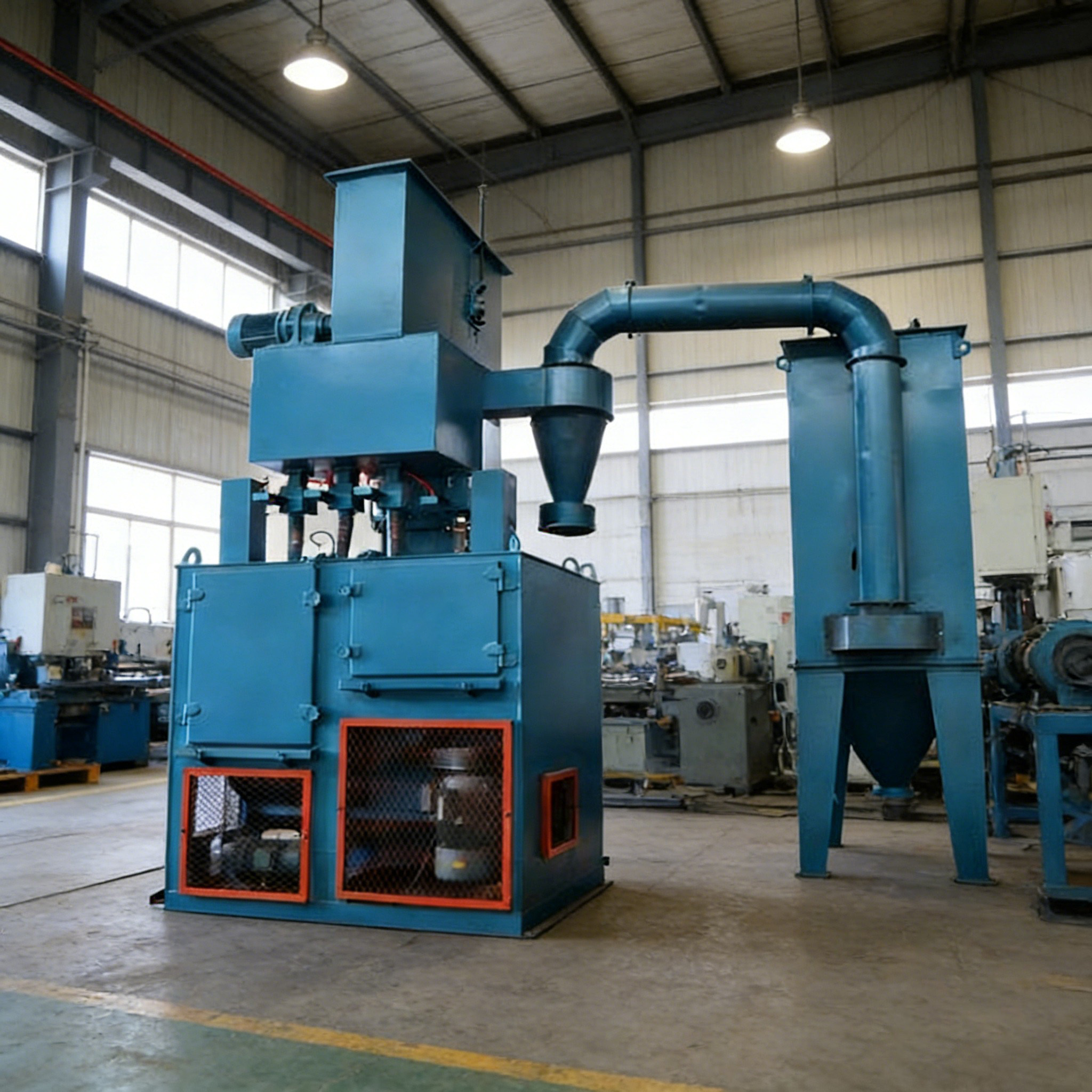 Qingdao Jinwo Custom Wire Rod Shot Blasting Machine for Continuous Descaling