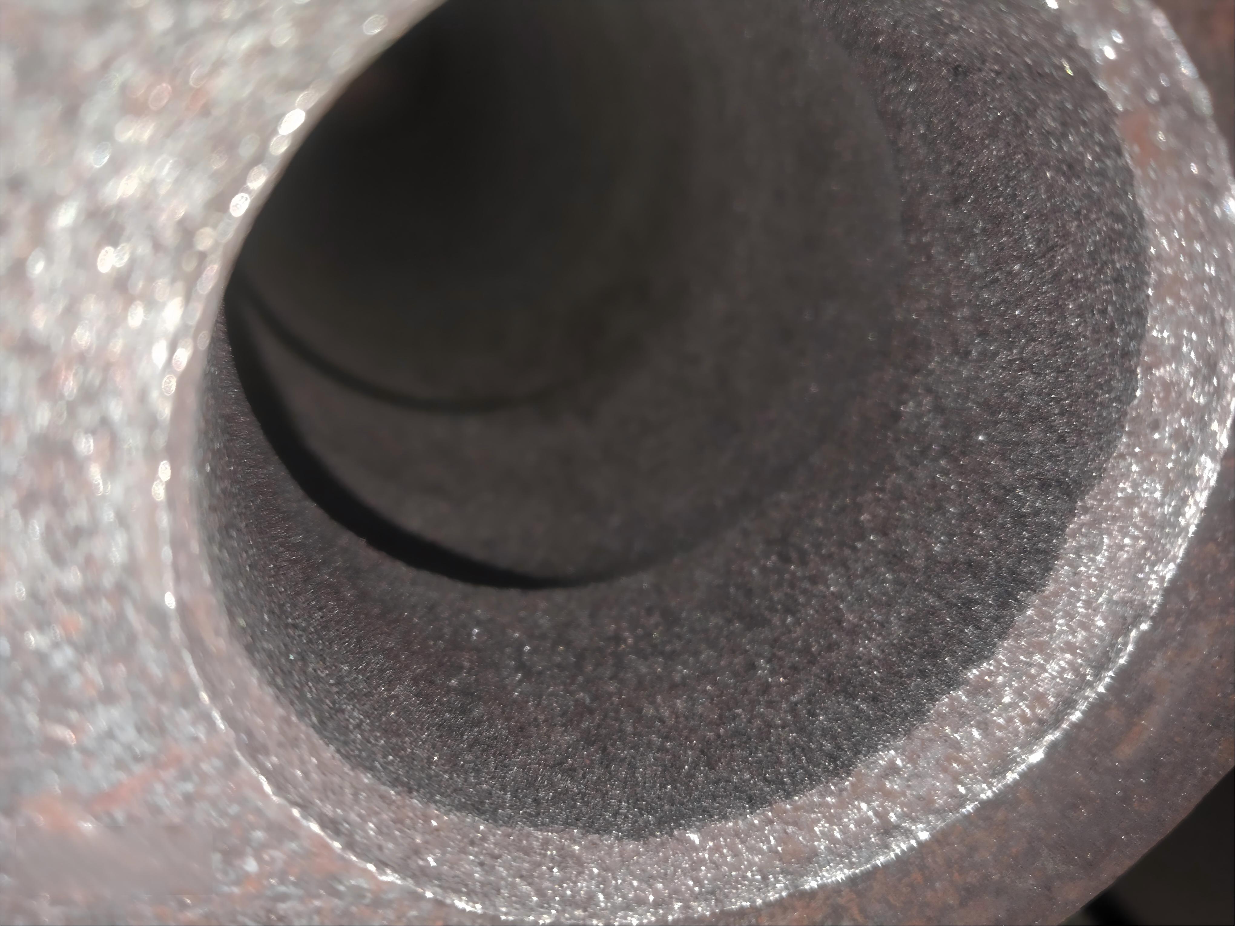 Artillery Shell Case Sand Blasting Effect 1 - Precision Surface Treatment