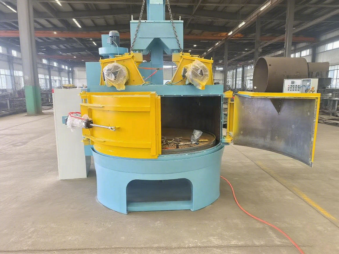 Custom Rotary Table Shot Blasting Equipment Details Rotary Table Shot Blasting Machine Showcase and Applications