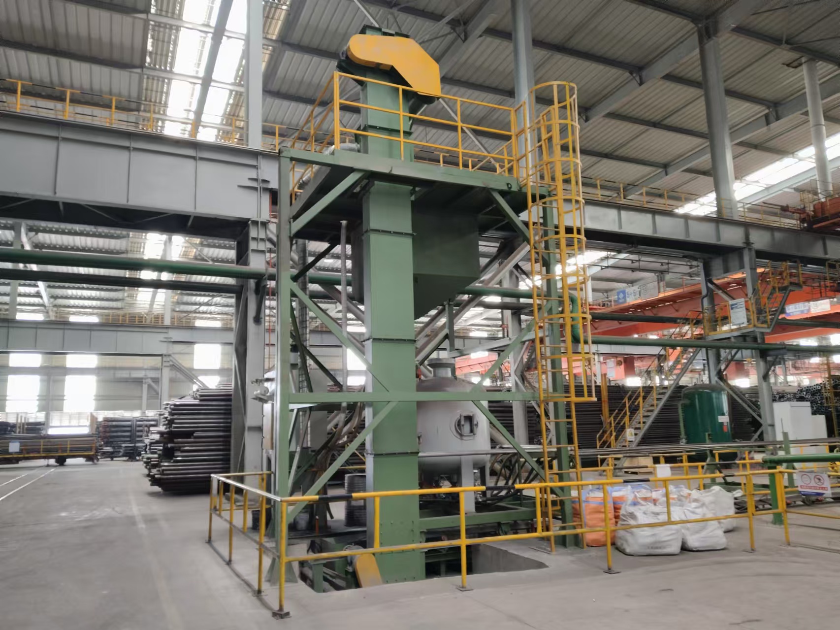 Custom Steel Pipe Internal Surface Sand Blasting Equipment Details Steel Pipe Internal Surface Sand Blasting Machine Showcase and Applications